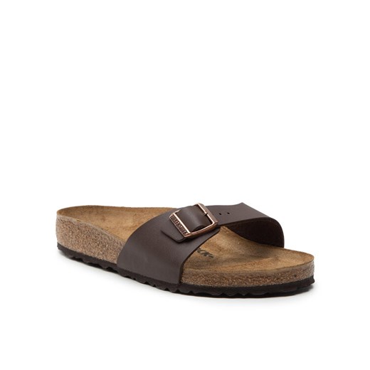 Birkenstock Klapki Madrid Bs 40391 Brązowy ze sklepu MODIVO w kategorii Klapki damskie - zdjęcie 182756767