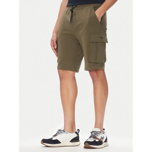 Aeronautica Militare Szorty sportowe 251BF025F459 Khaki Regular Fit ze sklepu MODIVO w kategorii Spodenki męskie - zdjęcie 182756805