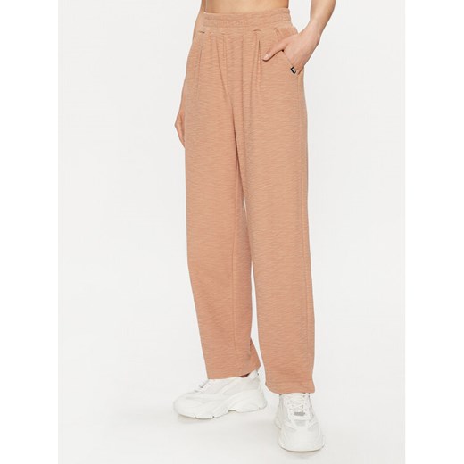 DKNY Sport Spodnie dresowe DP3P3286 Brązowy Regular Fit ze sklepu MODIVO w kategorii Spodnie damskie - zdjęcie 182756858