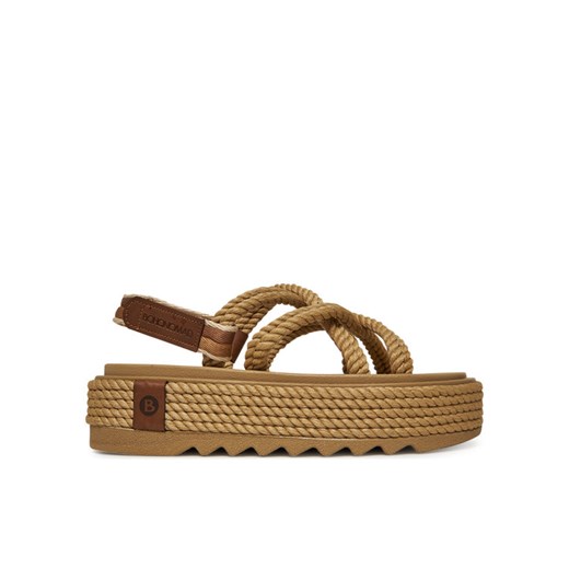 Bohonomad Sandały Bodrum BOD.0012.CPS Beżowy ze sklepu MODIVO w kategorii Espadryle damskie - zdjęcie 182756955