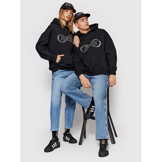 2005 Bluza Unisex Forever Czarny Regular Fit ze sklepu MODIVO w kategorii Bluzy męskie - zdjęcie 182757059