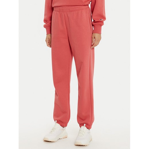 Champion Spodnie dresowe 117583 Czerwony Regular Fit ze sklepu MODIVO w kategorii Spodnie damskie - zdjęcie 182757238