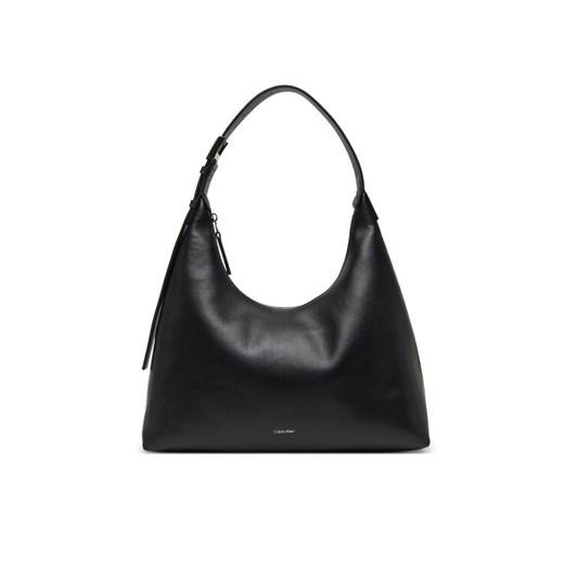 Calvin Klein Torebka Hardware Strap Hobo Shoulder Bag K60K613031 Czarny ze sklepu MODIVO w kategorii Torebki damskie - zdjęcie 182757308