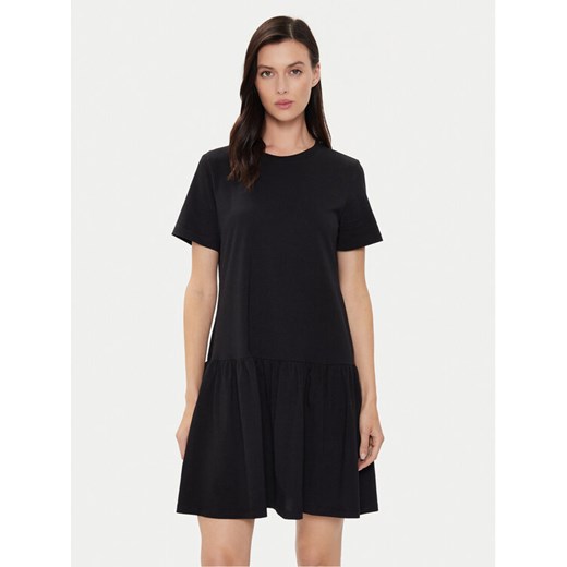 United Colors Of Benetton Sukienka codzienna 3U53DV01H Czarny Relaxed Fit ze sklepu MODIVO w kategorii Sukienki - zdjęcie 182757328