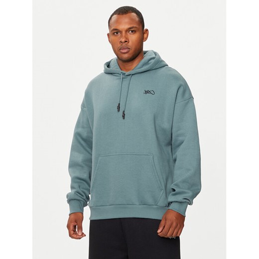 K1X Bluza Logo 60210135 Zielony Relaxed Fit ze sklepu MODIVO w kategorii Bluzy męskie - zdjęcie 182757346