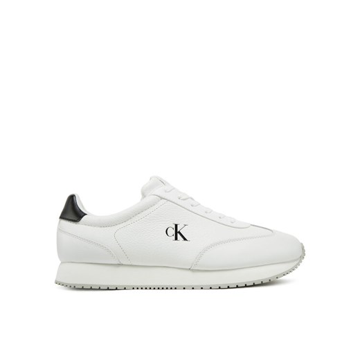 Calvin Klein Jeans Sneakersy Runner Laceup Tc YM0YM01187 Biały ze sklepu MODIVO w kategorii Buty sportowe męskie - zdjęcie 182757365
