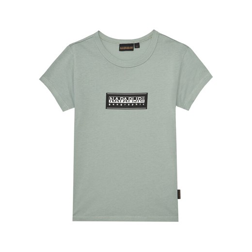 Napapijri T-Shirt Chamois NP0A4ILE S Zielony Regular Fit ze sklepu MODIVO w kategorii T-shirty chłopięce - zdjęcie 182757416