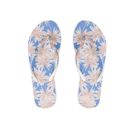 Roxy Japonki ARJL100870 Niebieski ze sklepu MODIVO w kategorii Klapki damskie - zdjęcie 182757468
