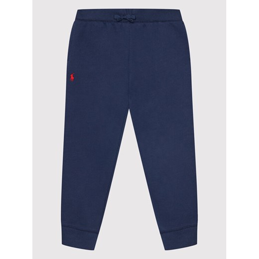 Polo Ralph Lauren Spodnie dresowe 313833611017 Granatowy Regular Fit ze sklepu MODIVO w kategorii Spodnie chłopięce - zdjęcie 182757478