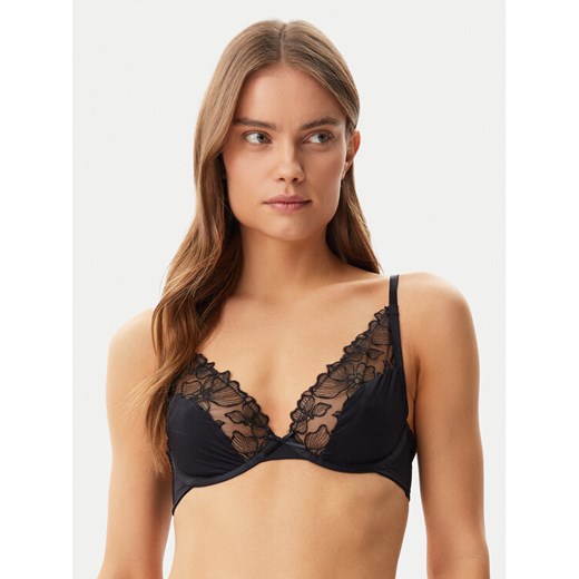 Hunkemöller Biustonosz z fiszbiną Jemima 301078 Czarny ze sklepu MODIVO w kategorii Biustonosze - zdjęcie 182757549