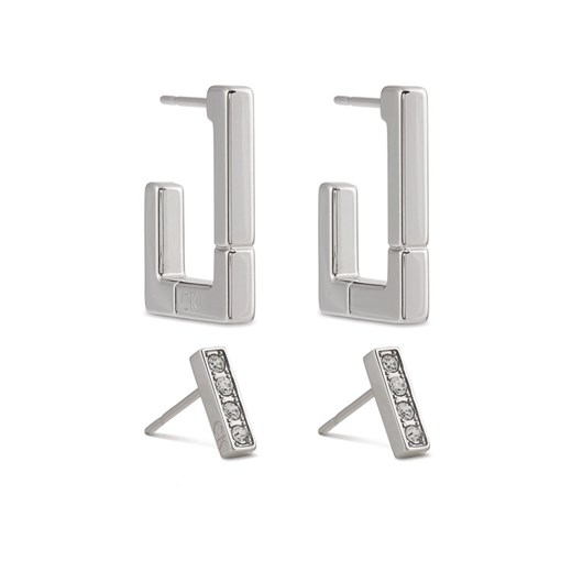Calvin Klein Kolczyki 35000459 Srebrny ze sklepu MODIVO w kategorii Kolczyki - zdjęcie 182757565