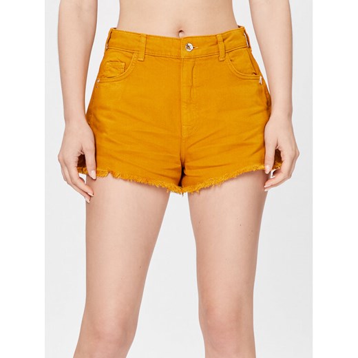 Patrizia Pepe Szorty jeansowe 2P1538/D045-B759 Brązowy Relaxed Fit ze sklepu MODIVO w kategorii Szorty - zdjęcie 182757586