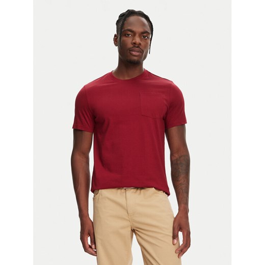 Robe di Kappa T-Shirt Dorel 64131EW Bordowy Regular Fit ze sklepu MODIVO w kategorii T-shirty męskie - zdjęcie 182757618