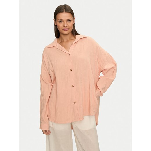 Roxy Koszula Morning Time ERJWT03613 Koralowy Regular Fit ze sklepu MODIVO w kategorii Koszule damskie - zdjęcie 182757767