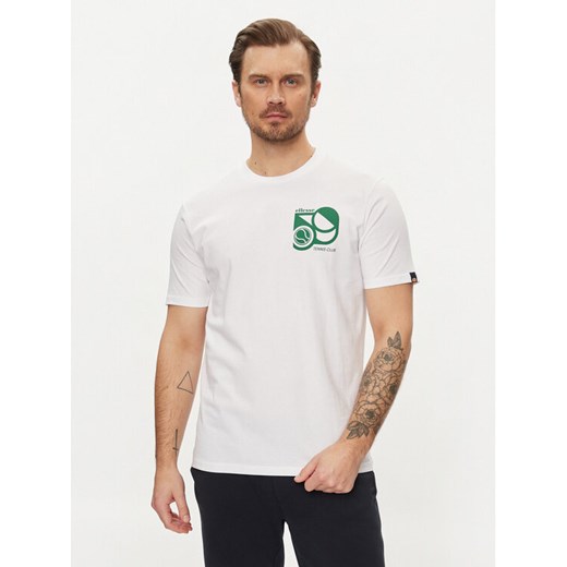 Ellesse T-Shirt Sport Club SHV20273 Biały Regular Fit ze sklepu MODIVO w kategorii T-shirty męskie - zdjęcie 182757788