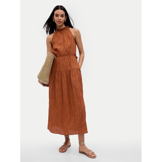 Gap Sukienka letnia 549270-00 Brązowy Regular Fit ze sklepu MODIVO w kategorii Sukienki - zdjęcie 182757827