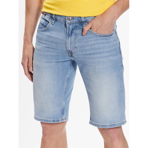 Tommy Jeans Szorty jeansowe Ronnie DM0DM16150 Niebieski Relaxed Fit ze sklepu MODIVO w kategorii Spodenki męskie - zdjęcie 182757829
