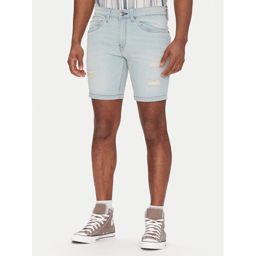 INDICODE Szorty jeansowe Sejer 70-849 Niebieski Slim Fit ze sklepu MODIVO w kategorii Spodenki męskie - zdjęcie 182757846