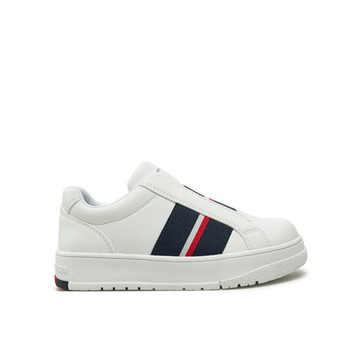 Tommy Hilfiger Sneakersy Low Cut Sneaker T3X9-33858-1355 M Biały ze sklepu MODIVO w kategorii Buty sportowe dziecięce - zdjęcie 182758057