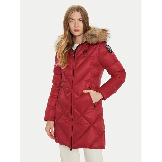 Blauer Kurtka puchowa 24WBLDK03052 Czerwony Regular Fit ze sklepu MODIVO w kategorii Kurtki damskie - zdjęcie 182758088