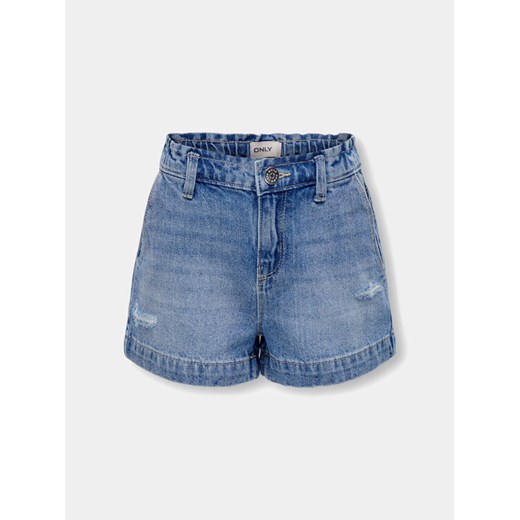 Kids ONLY Szorty jeansowe Gcomet 15312960 Niebieski Wide Leg ze sklepu MODIVO w kategorii Spodenki dziewczęce - zdjęcie 182758107