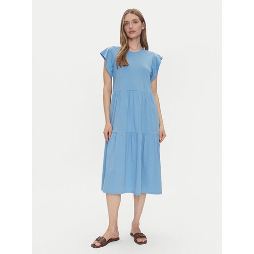 Vila Sukienka codzienna Summer 14087542 Zielony Loose Fit ze sklepu MODIVO w kategorii Sukienki - zdjęcie 182758147