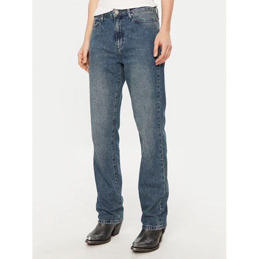 KARL LAGERFELD Jeansy A1W10087 Granatowy Regular Fit ze sklepu MODIVO w kategorii Jeansy damskie - zdjęcie 182758175