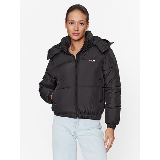 Fila Kurtka zimowa FAW0549 Czarny Regular Fit ze sklepu MODIVO w kategorii Kurtki damskie - zdjęcie 182758248
