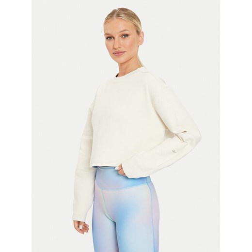 Reebok Bluza Activ Coll Dreamblend Midlayer 100076297 Écru Relaxed Fit ze sklepu MODIVO w kategorii Bluzy damskie - zdjęcie 182758268