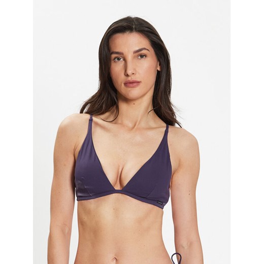 Calvin Klein Swimwear Góra od bikini KW0KW02041 Fioletowy ze sklepu MODIVO w kategorii Stroje kąpielowe - zdjęcie 182758278