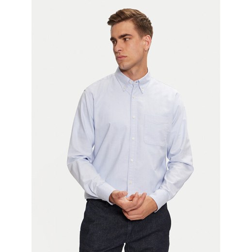 United Colors Of Benetton Koszula 5FGBUQ04C Błękitny Regular Fit ze sklepu MODIVO w kategorii Koszule męskie - zdjęcie 182758297