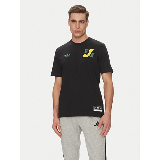 adidas T-Shirt Jamaica VRCT JE5331 Czarny Regular Fit ze sklepu MODIVO w kategorii T-shirty męskie - zdjęcie 182758299