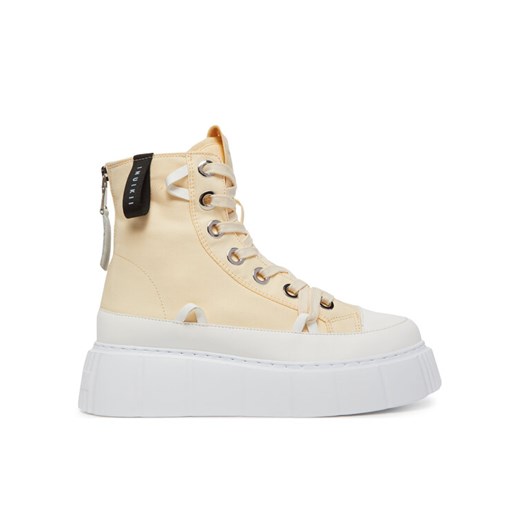 Inuikii Trampki Matilda Canvas High 30103-025 Beżowy ze sklepu MODIVO w kategorii Trampki damskie - zdjęcie 182758318