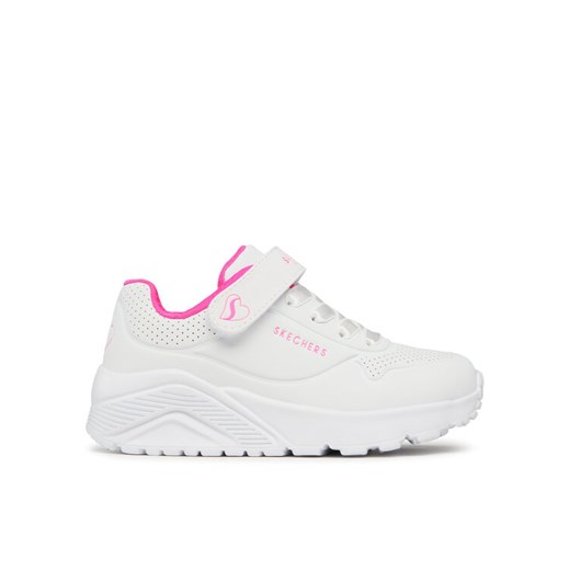 Skechers Sneakersy Uno Lite 310451L/WHP Biały ze sklepu MODIVO w kategorii Buty sportowe dziecięce - zdjęcie 182758339