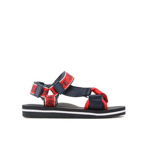 Pepe Jeans Sandały Pool Tape B PBS70056 Czerwony ze sklepu MODIVO w kategorii Sandały dziecięce - zdjęcie 182758387