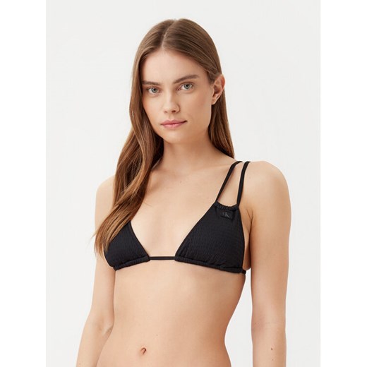 Calvin Klein Swimwear Góra od bikini KW0KW02727 Czarny ze sklepu MODIVO w kategorii Stroje kąpielowe - zdjęcie 182758455