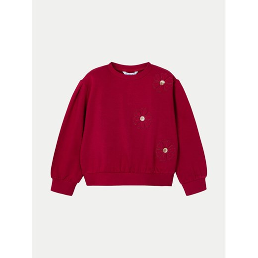 Mayoral Bluza 4478 Czerwony Regular Fit ze sklepu MODIVO w kategorii Bluzy dziewczęce - zdjęcie 182758497
