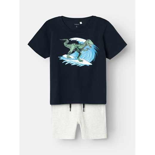 NAME IT Komplet t-shirt i spodenki Junik 13226119 Kolorowy Regular Fit ze sklepu MODIVO w kategorii Komplety niemowlęce - zdjęcie 182758518