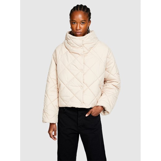 Sisley Kurtka zimowa 2WDYLN02M Beżowy Wide Fit ze sklepu MODIVO w kategorii Kurtki damskie - zdjęcie 182758529