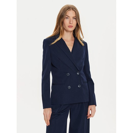 TWINSET Marynarka 242TP2150 Granatowy Regular Fit ze sklepu MODIVO w kategorii Marynarki damskie - zdjęcie 182758557