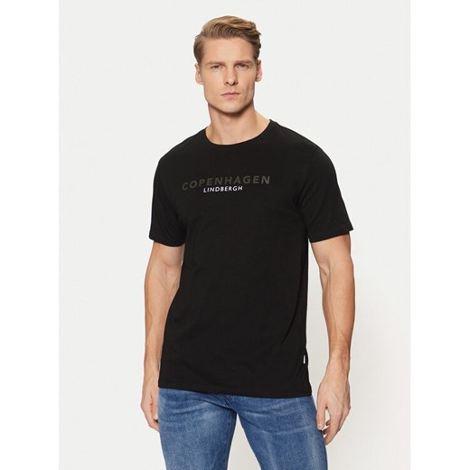 Lindbergh T-Shirt 30-400200 Czarny Relaxed Fit ze sklepu MODIVO w kategorii T-shirty męskie - zdjęcie 182758565