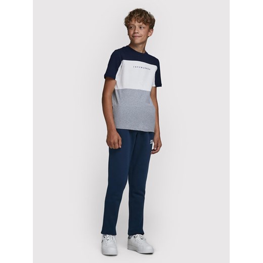 Jack&Jones Junior Spodnie dresowe Gordon 12179798 Granatowy Regular Fit ze sklepu MODIVO w kategorii Spodnie chłopięce - zdjęcie 182758616