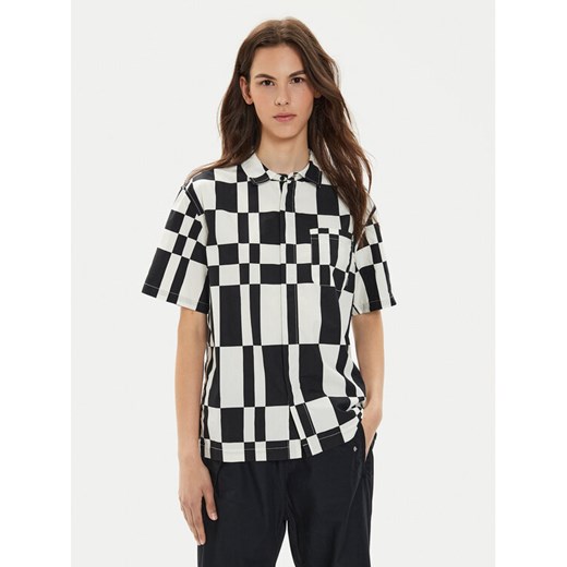 Converse Koszula W Festival Aop Shirt 10026817-A01 Czarny Regular Fit ze sklepu MODIVO w kategorii Koszule damskie - zdjęcie 182758626