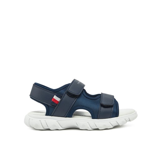 Tommy Hilfiger Sandały Velcro Sandal T1B2-33898-1591 S Granatowy ze sklepu MODIVO w kategorii Sandały dziecięce - zdjęcie 182758679