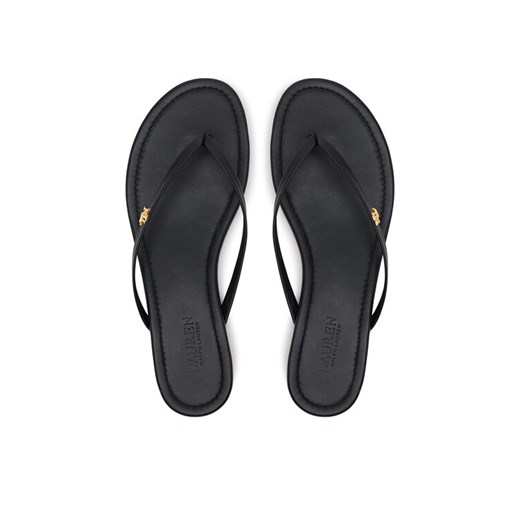 LAUREN RALPH LAUREN Japonki Raquel 802953931001 Czarny ze sklepu MODIVO w kategorii Klapki damskie - zdjęcie 182758736