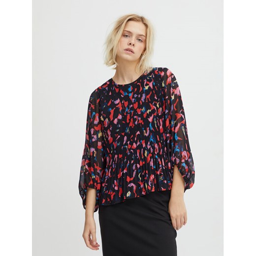 ICHI Bluzka 20118109 Kolorowy Relaxed Fit ze sklepu MODIVO w kategorii Bluzki damskie - zdjęcie 182758749