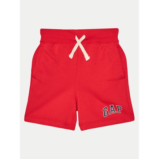 Gap Szorty sportowe 540847-03 Czerwony Regular Fit ze sklepu MODIVO w kategorii Spodenki chłopięce - zdjęcie 182758758
