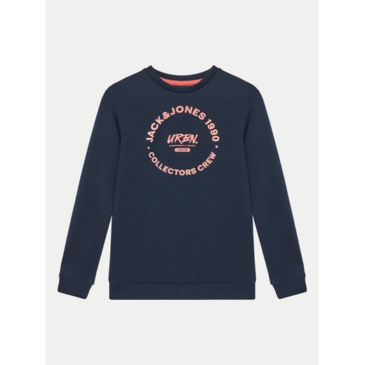 Jack&Jones Junior Bluza 12270178 Granatowy Relaxed Fit ze sklepu MODIVO w kategorii Bluzy chłopięce - zdjęcie 182758807