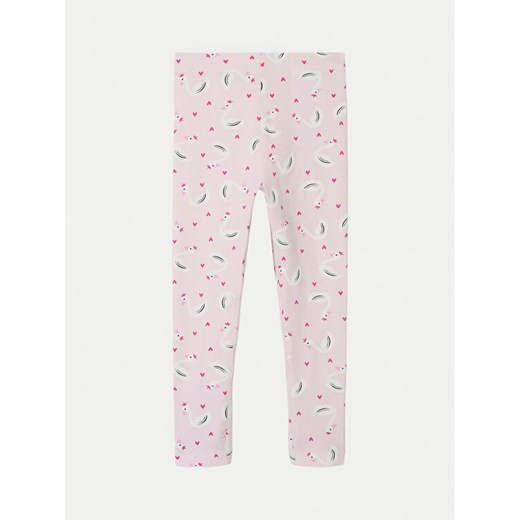 NAME IT Legginsy Vivian 13225099 Różowy Regular Fit ze sklepu MODIVO w kategorii Spodnie dziewczęce - zdjęcie 182758849