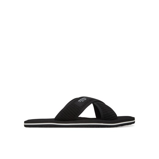 Jack&Jones Klapki Jfwkriskros 12274562 Czarny ze sklepu MODIVO w kategorii Klapki męskie - zdjęcie 182758858